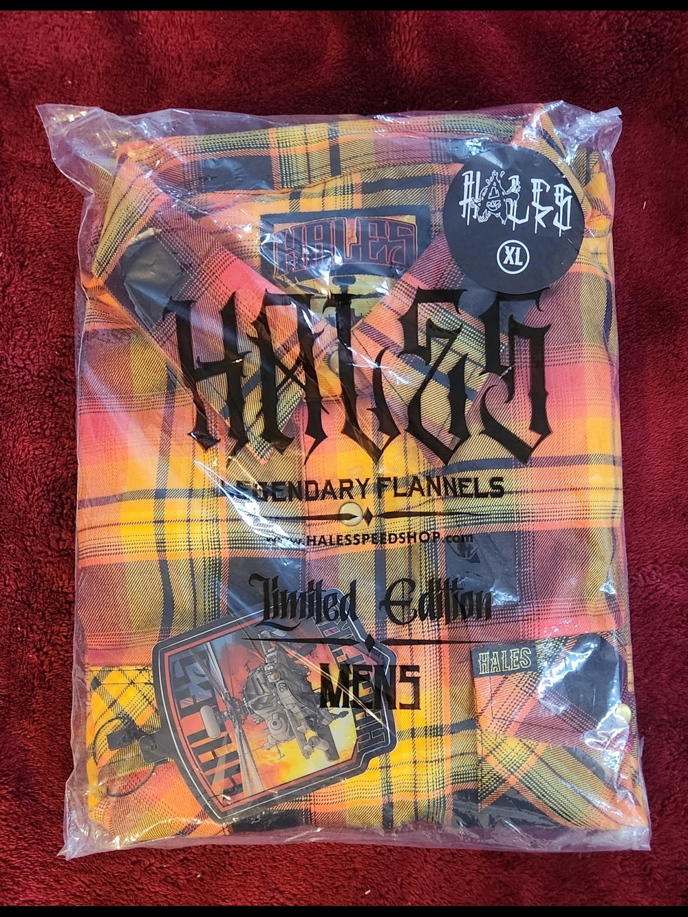Hales Speed Shop Flannel Shirt - Halefire (Men's XL)